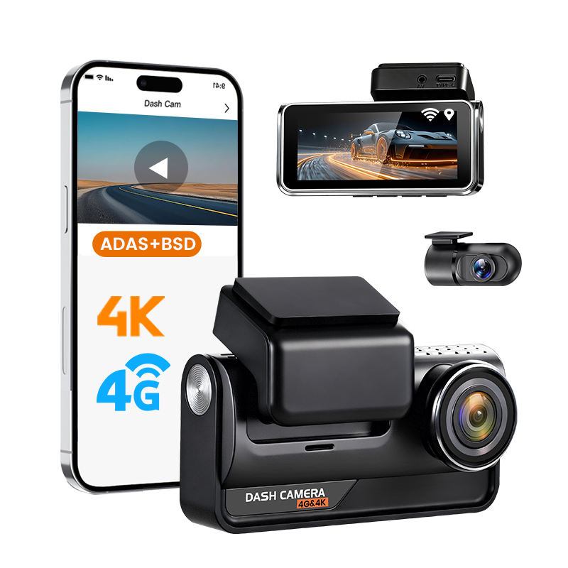 Car Accessories Online - 4G SIM Dash Cam Touch Screen