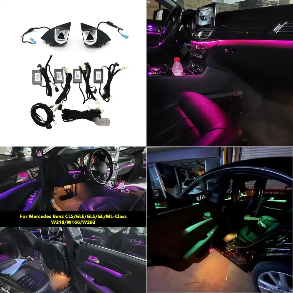 Led Interior Ambient Light - A-Pillar Hourglass Tweeter 12-Color LED Interior
