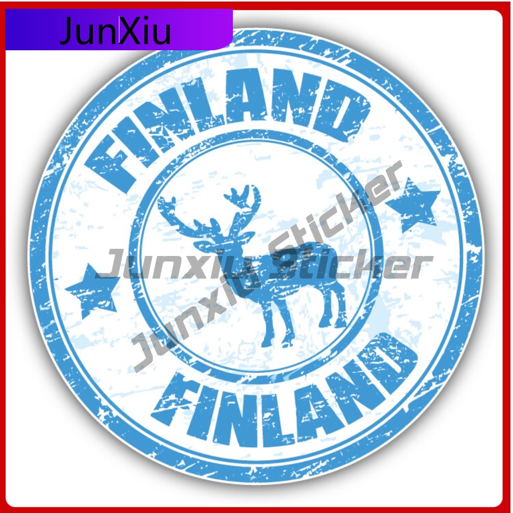 Finland Deer Grunge Anime Must - Car Accessories Must Have review and price