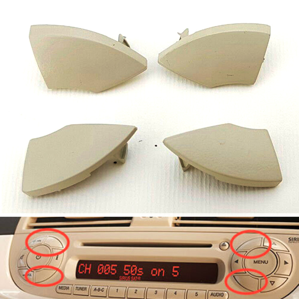 4 Pcs For Fiat 500 Radio Cd Bu - Car Accessories Low Price review and price