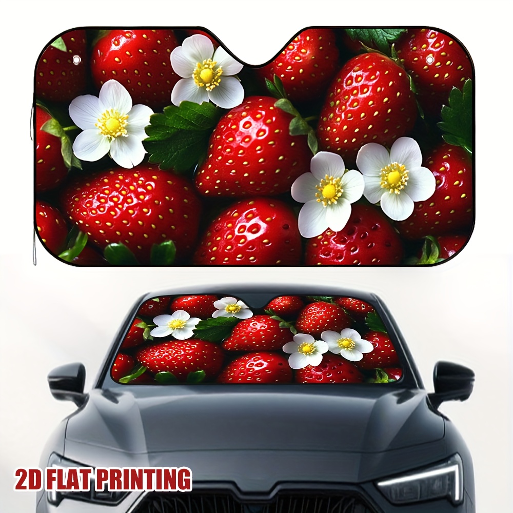 1pc Strawberries and Blossoms  - Car Accessories Must Have review and price