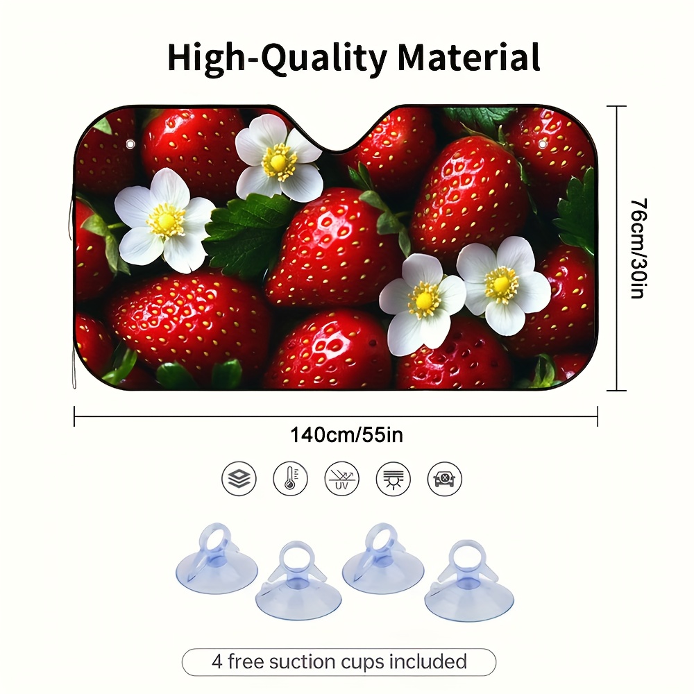 1pc Strawberries and Blossoms  - Car Accessories Must Have review and price