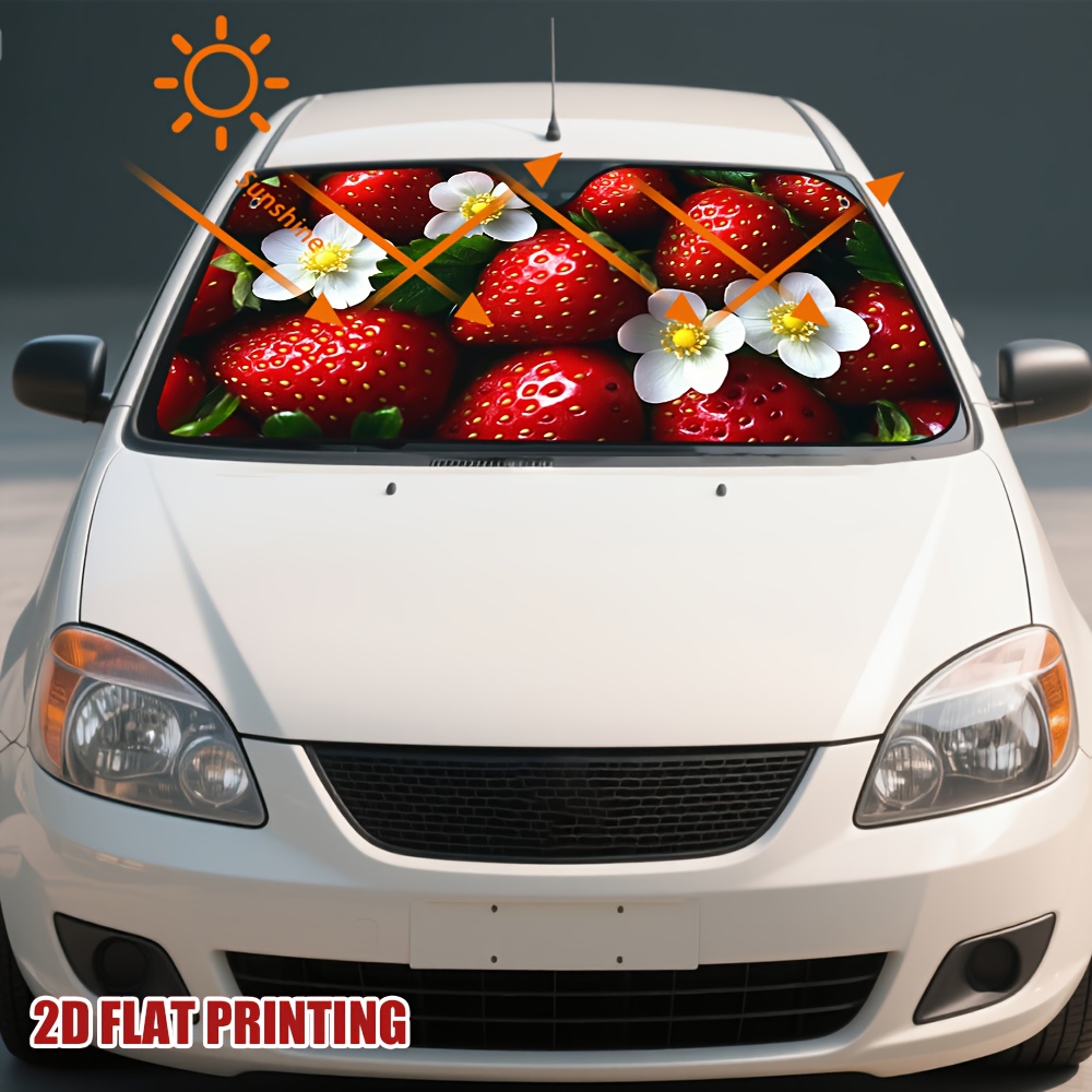 1pc Strawberries and Blossoms  - Car Accessories Must Have review and price
