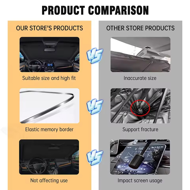 Foldable Front Windshield Sun  - Car Accessories Low Price review and price