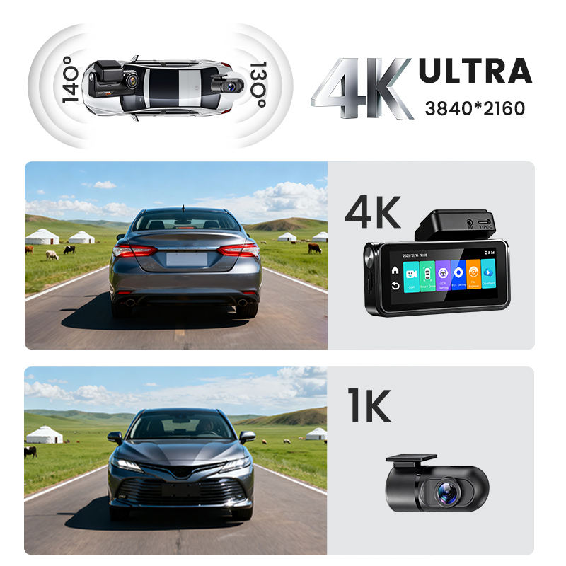 4G SIM Dash Cam Touch Screen D - Car Accessories Online review and price