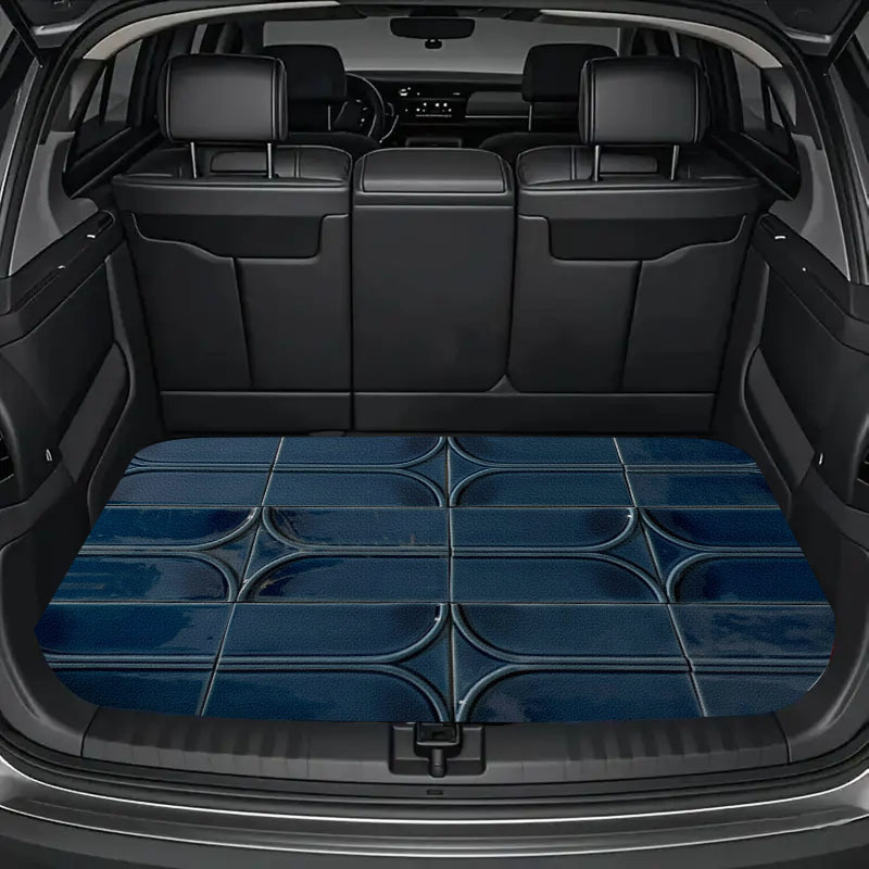 1pc Car Trunk Mat With Printed - Car Accessories Must Have review and price