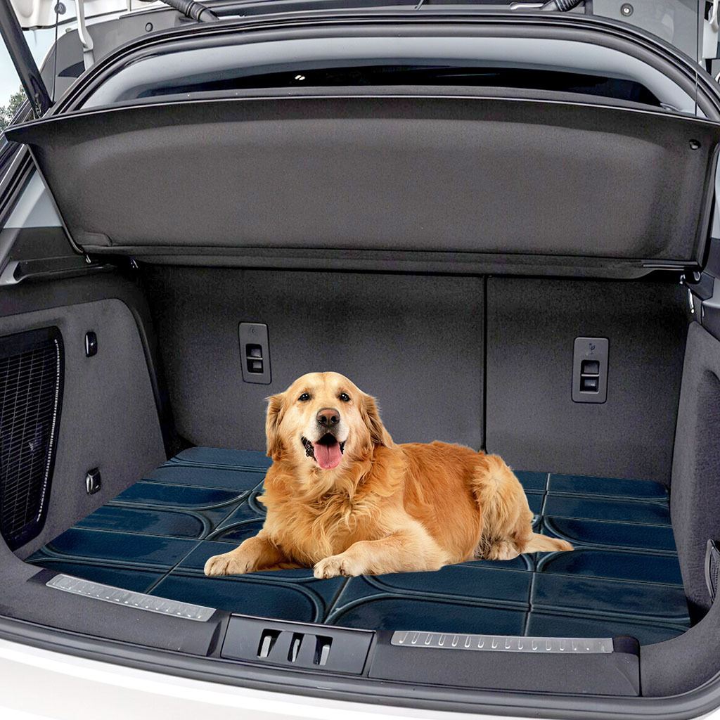 1pc Car Trunk Mat With Printed - Car Accessories Must Have review and price