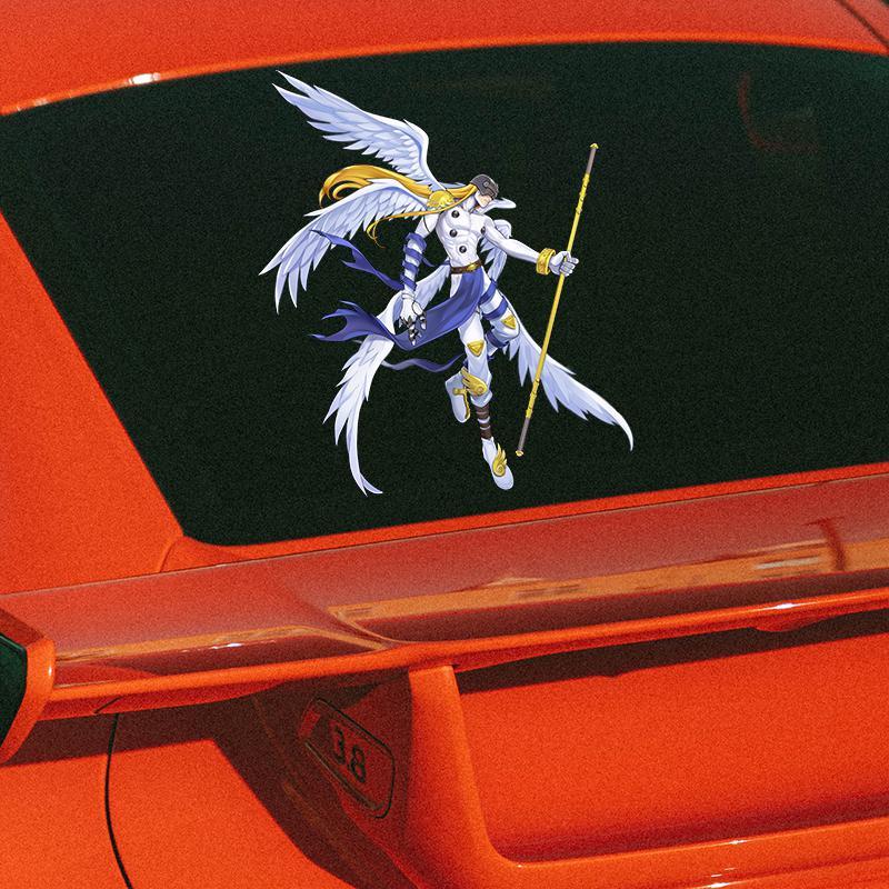 Digimon Car Sticker Cute Fashi - Car Accessories In Japan review and price
