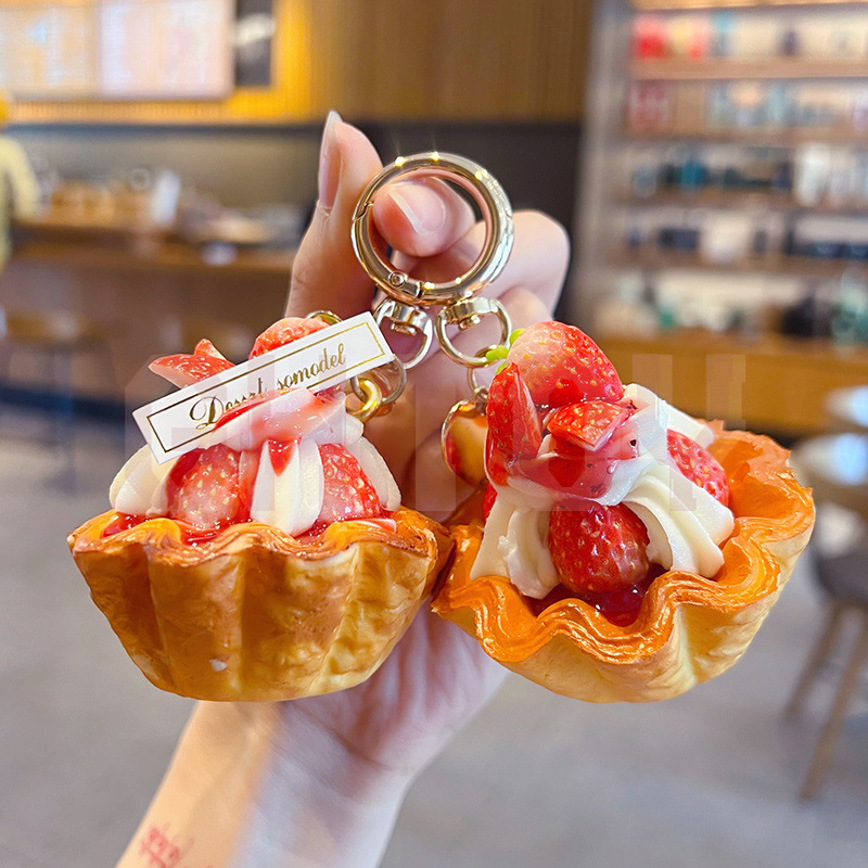 Creative PU Strawberry Egg Tar - Car Accessories In Japan review and price