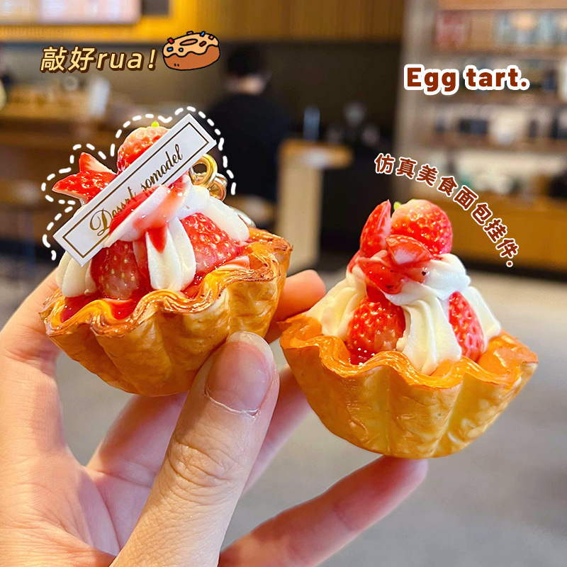 Creative PU Strawberry Egg Tar - Car Accessories In Japan review and price
