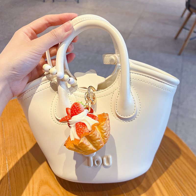 Creative PU Strawberry Egg Tar - Car Accessories In Japan review and price