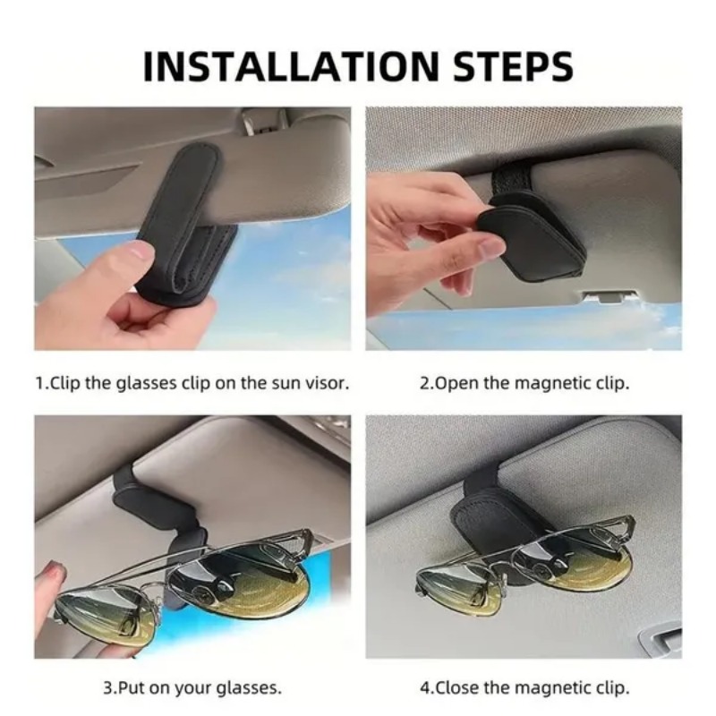 Car Sun Visor Glasses Case Hol - Car Accessories Inside review and price