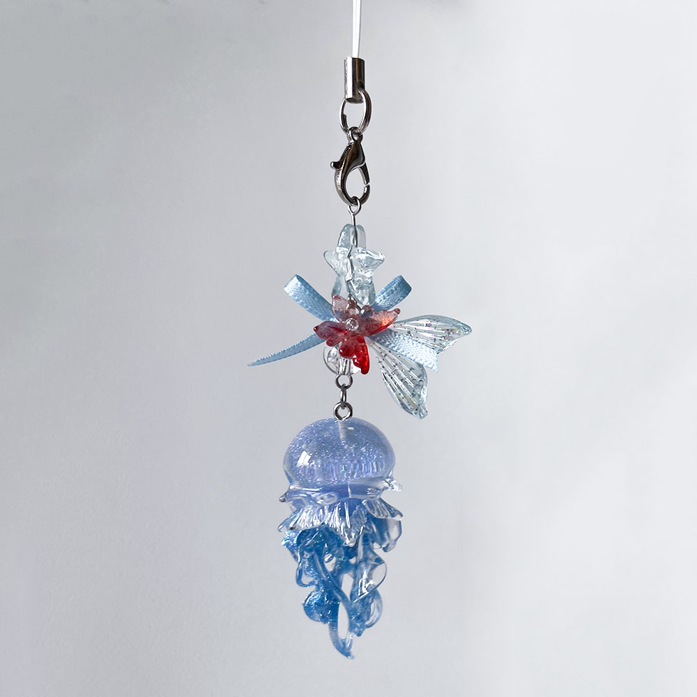 Blue Jellyfish Phone Chain Cha - Car Accessories Bangkok review and price